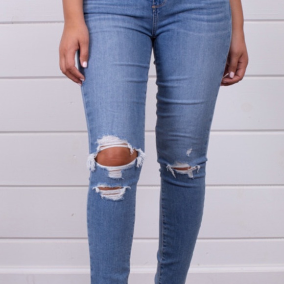 Paige | Verdugo Ankle Distressed Jeans - Picture 1 of 5